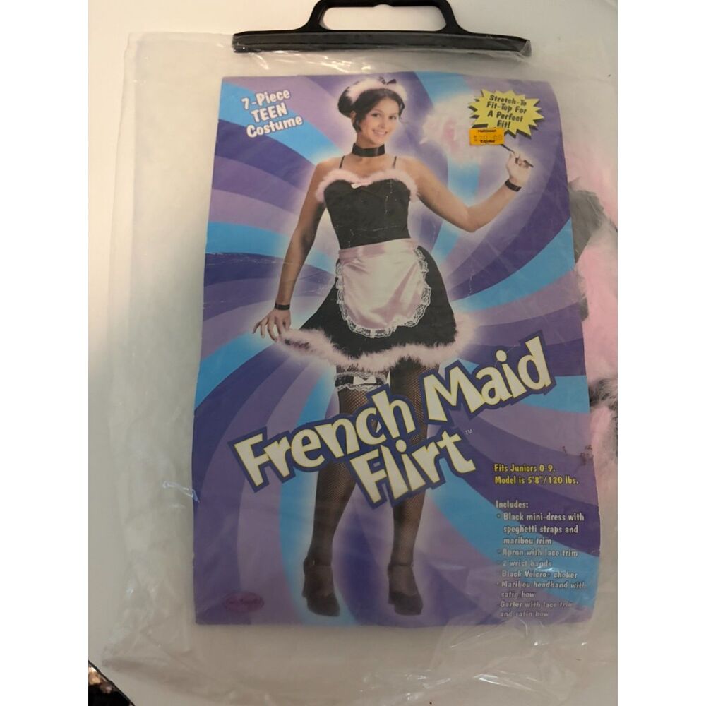 french maid flirt halloween costume